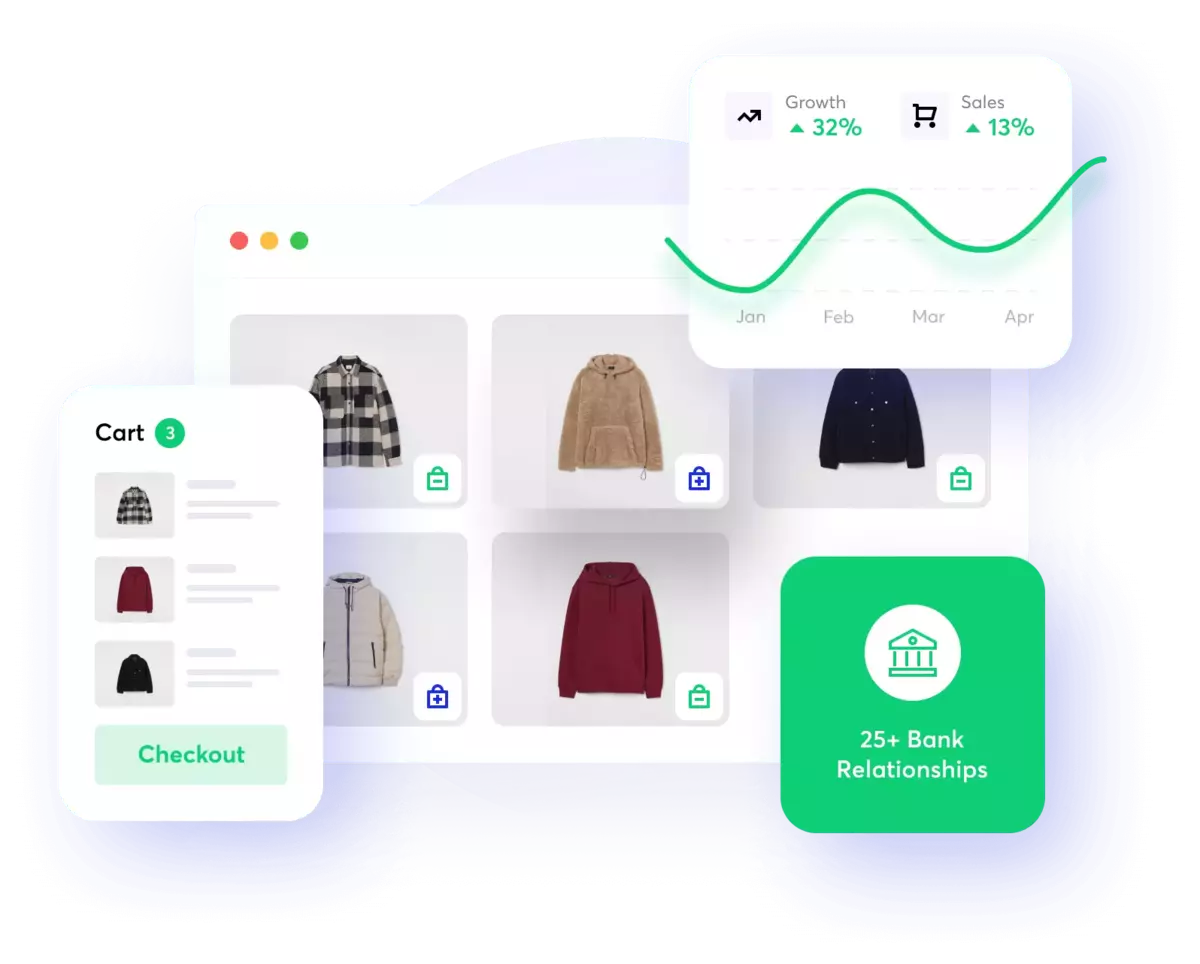 Accept credit cards and ACH payments online.