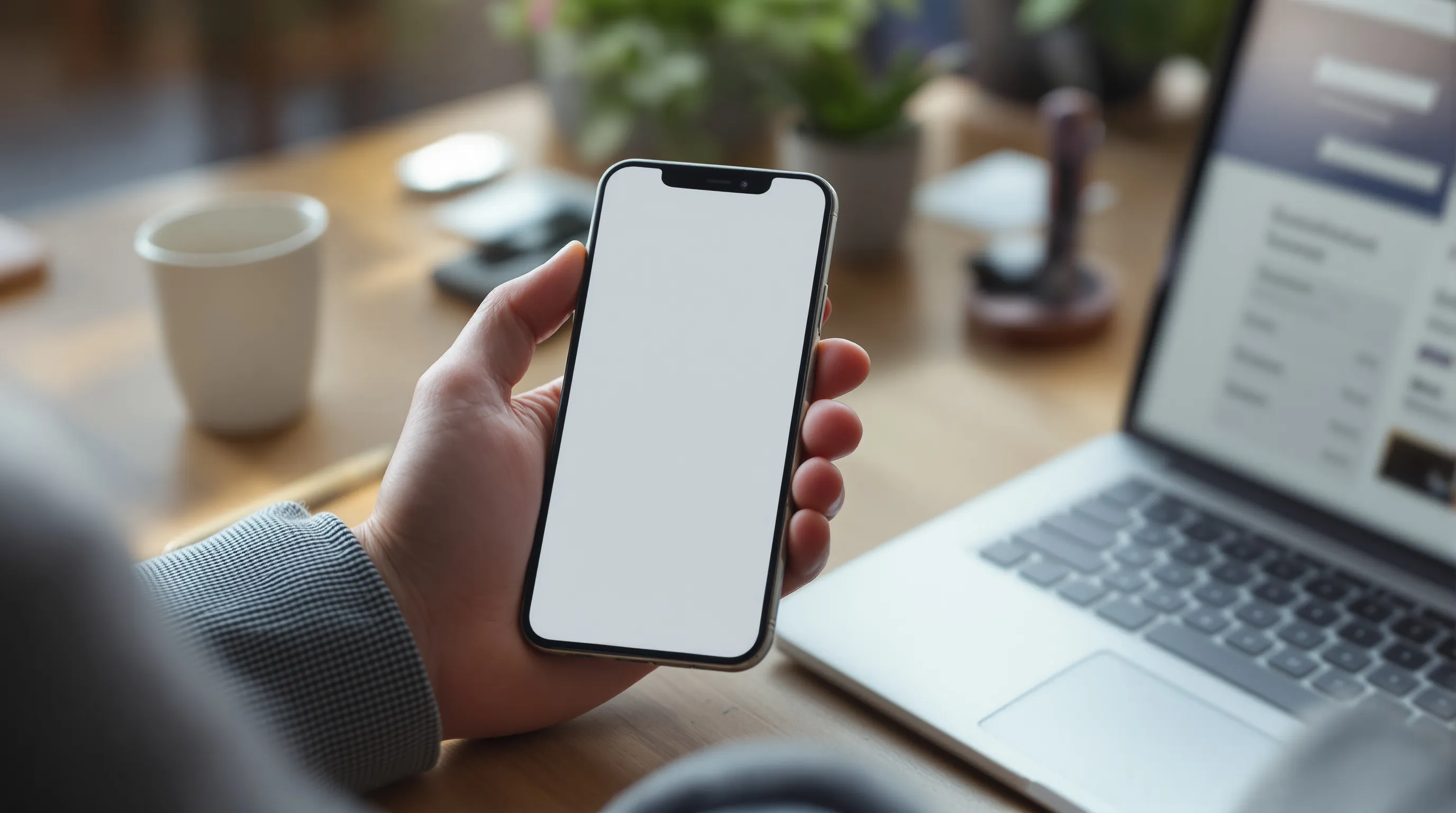 Customer approving a one-time bank verification on a phone during a subscription signup